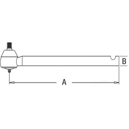 Aic Replacement Parts Tie Rod, Outer, LH Fits Ford/New Holland 2310 2600 2610 31 WN-D4NN3278A-PEX